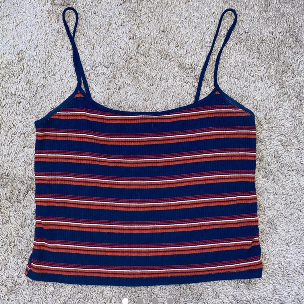 Striped Multi Color Tank Top